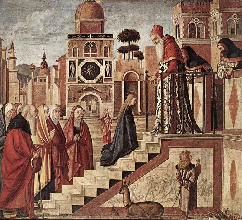 CARPACCIO, Vittore The Presentation of the Virgin fdg Germany oil painting art